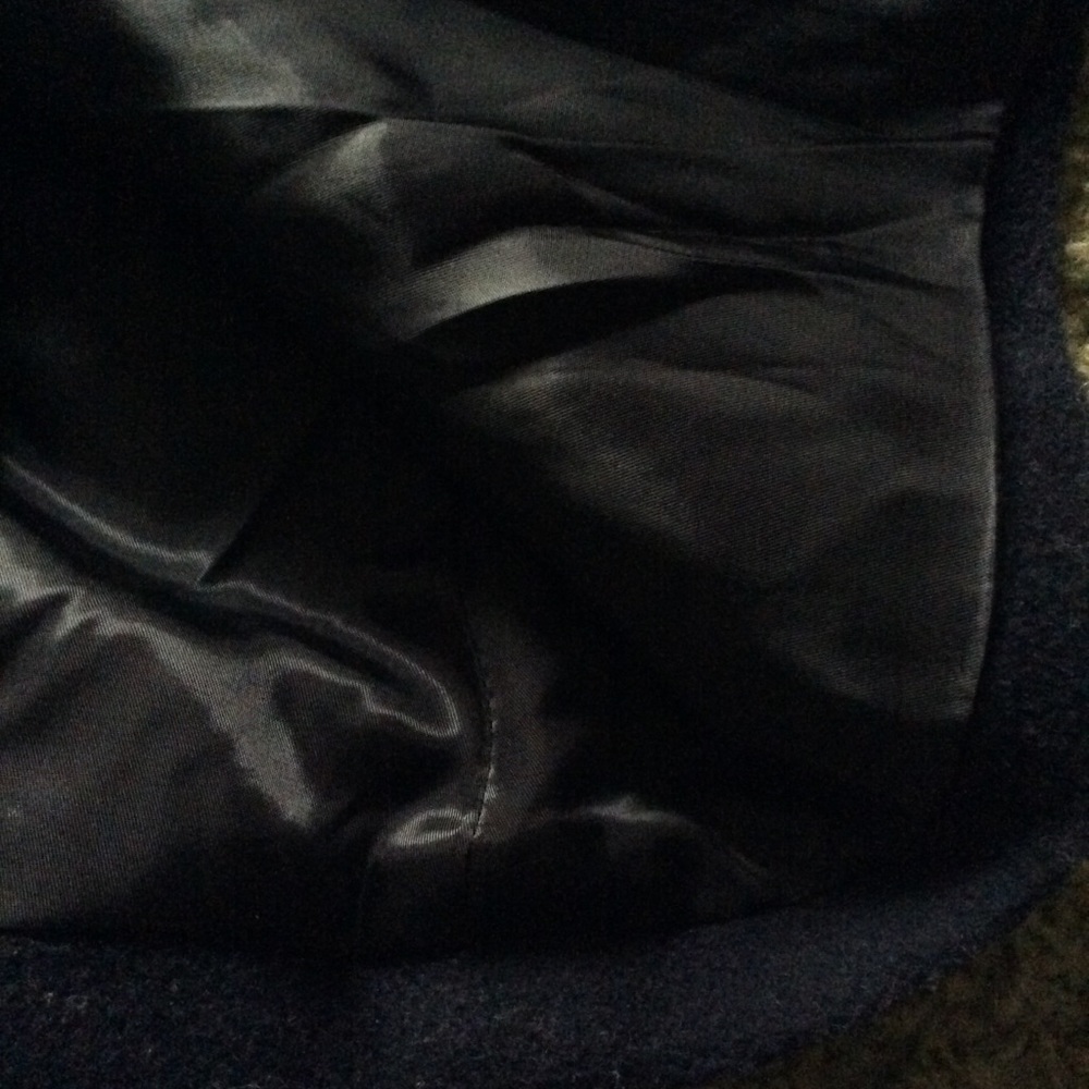 Navy wool coat - Picture 4 of 4